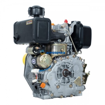 Двигун дизельний 6 к.с. ДВУ-300ДШЛЕ (6 шліців вал 25 мм, електростартер) -