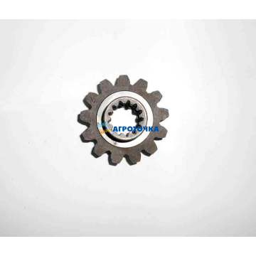 Upper gear shaft of the vertical front axle 13 tooth / 13shl DTZ244.5/DTZ244.5R -