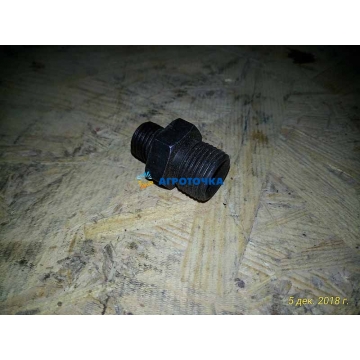 Штуцер гидроцилиндра мототрактора (наружные резьбы М14 х М18) -