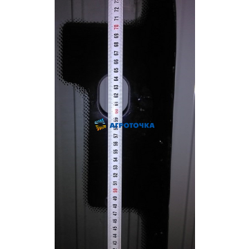 Скло дверей лівої (отвір знизу) до міні-трактора ДТЗ 504 (нов) (h=1615, L=595x770x300) -