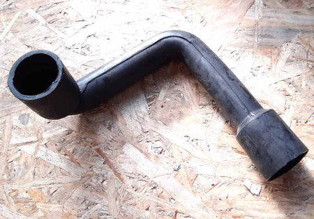 Radiator branch pipe rubber bottom 25-13M-107 to mini-tractor TS 354C