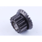 The gear of the right semi-axis 15/24 teeth for the XT120 mini tractor -