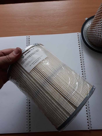 Элемент фильтрующий воздуха бумажный (старого обр.) Н=170мм Ø130мм FT240/244